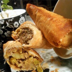 Two Piece meat Samosa